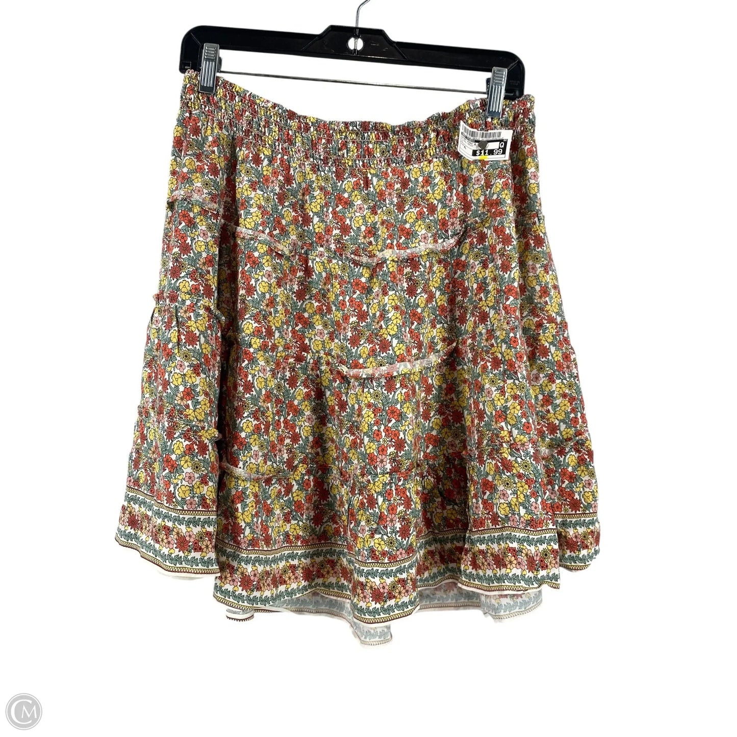 Skirt Mini & Short By Max Studio In Floral Print, Size: Xl