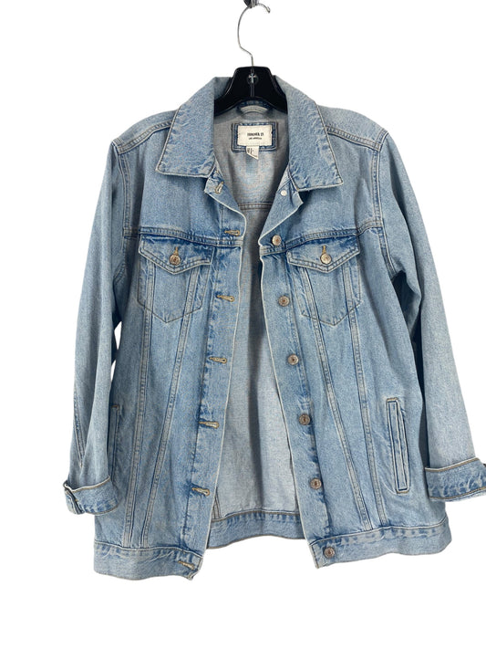 Jacket Denim By Forever 21 In Blue Denim, Size: S