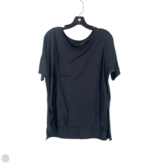 Athletic Top Short Sleeve By Nike In Black, Size: L