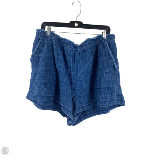 Shorts By Aerie In Blue, Size: Xxl