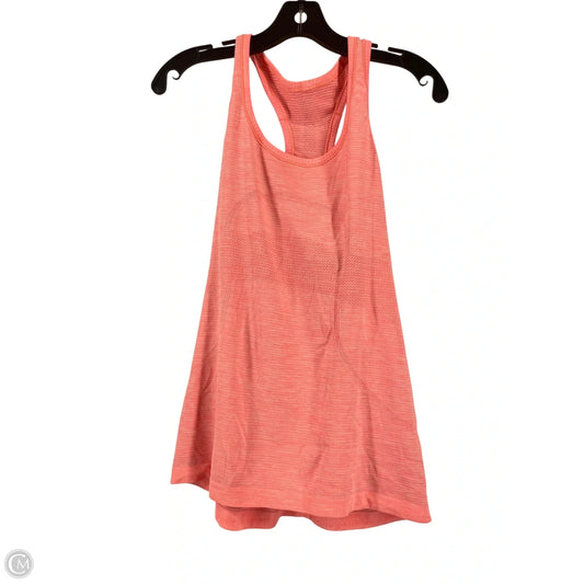 Athletic Tank Top By Lululemon In Pink, Size: 6