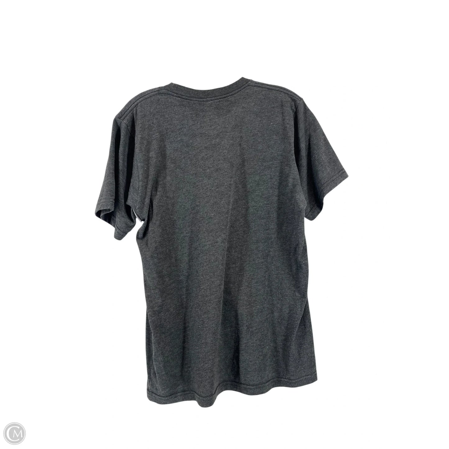 Top Short Sleeve Basic By Clothes Mentor In Grey, Size: M