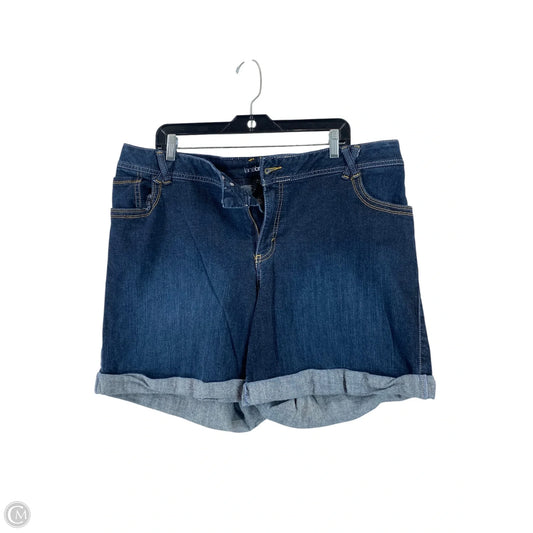 Shorts By Lane Bryant In Blue Denim, Size: 20