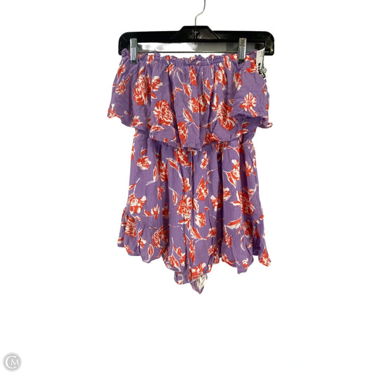 Romper By Lush In Purple, Size: M
