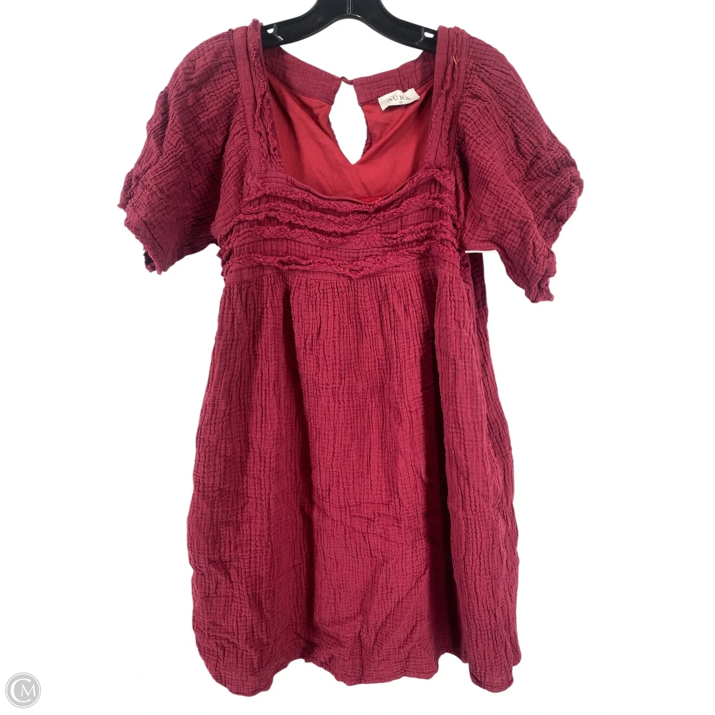 Dress Casual Short By Clothes Mentor In Maroon, Size: S