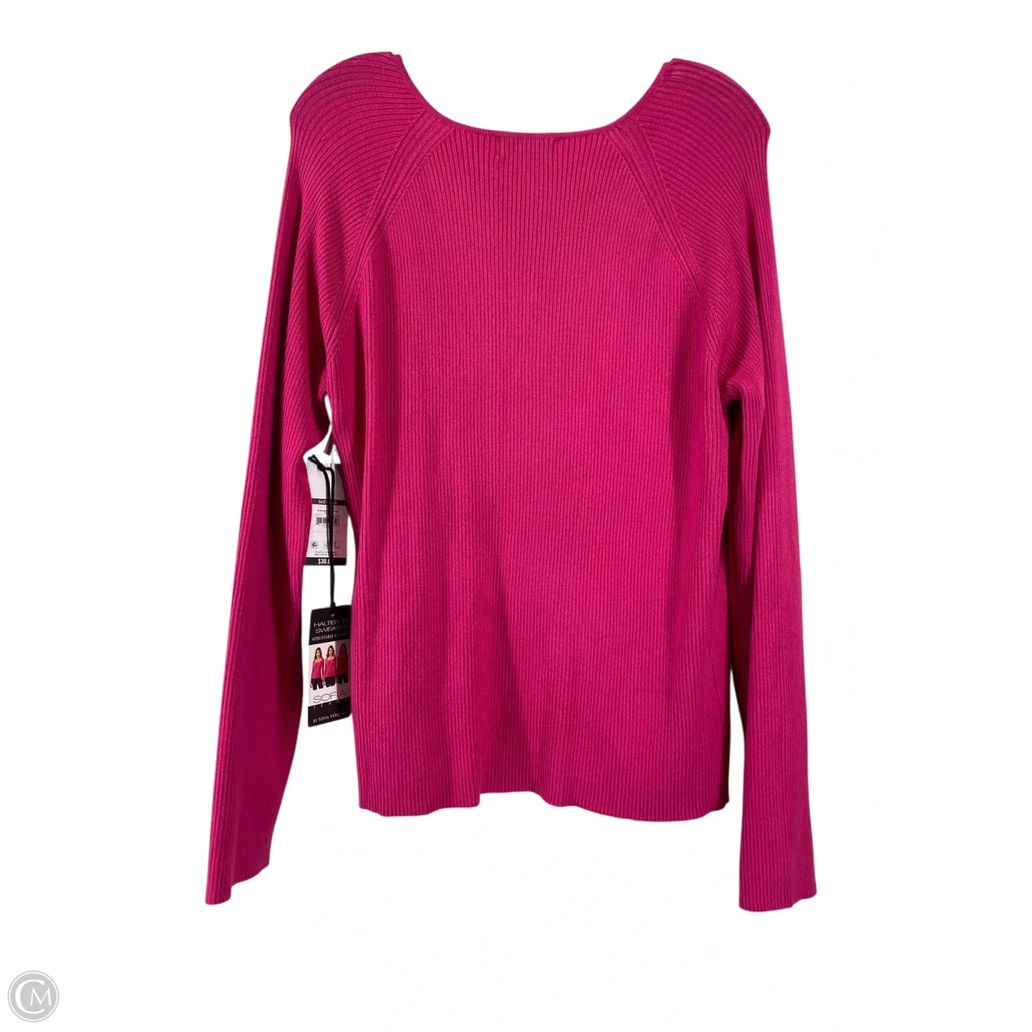 Top Long Sleeve By Sofia By Sofia Vergara In Pink, Size: Xxl