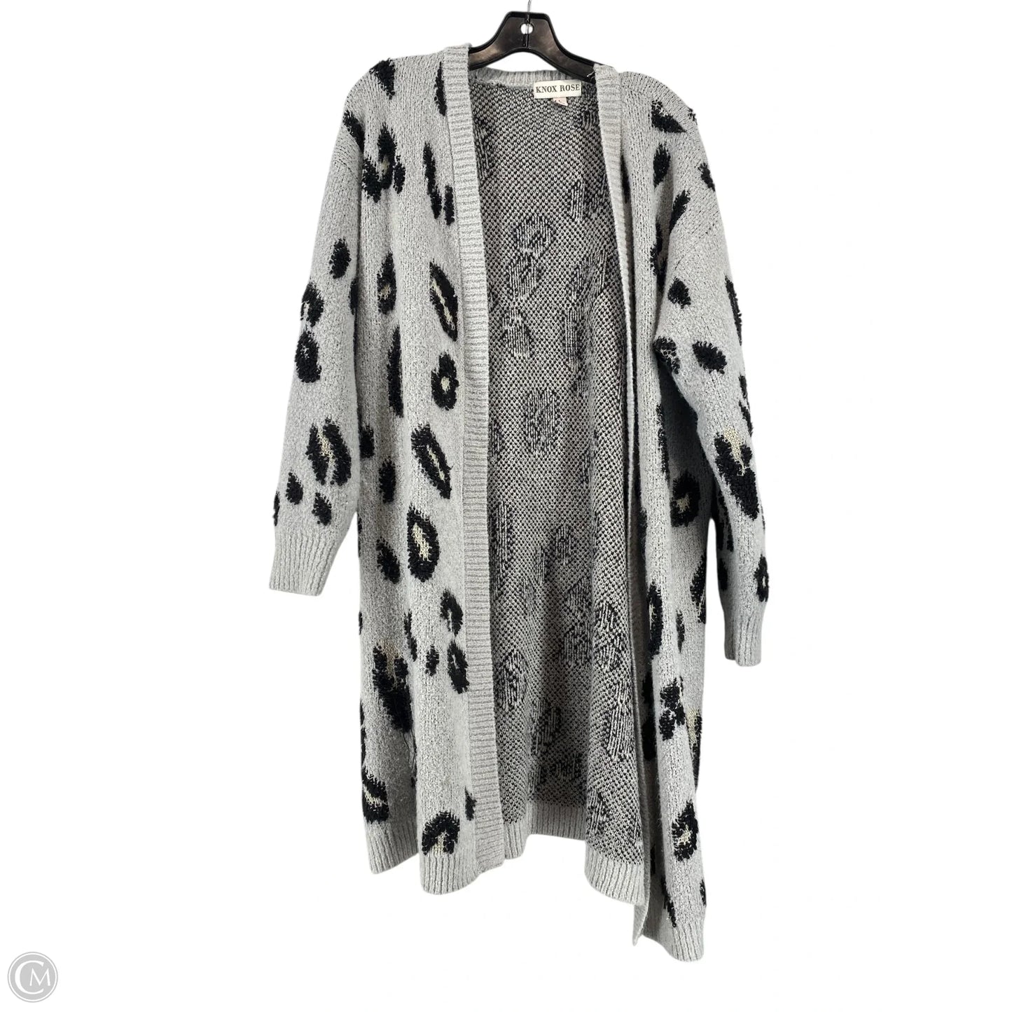 Cardigan By Knox Rose In Animal Print, Size: L