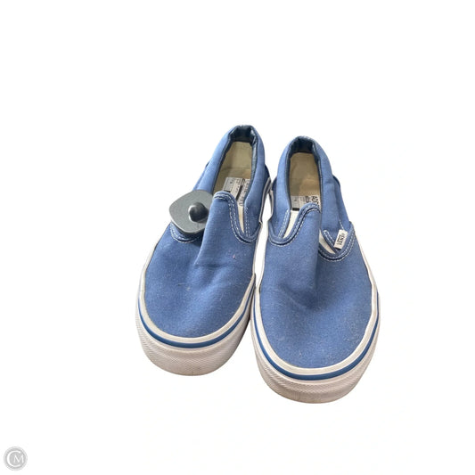 Shoes Flats By Vans In Blue, Size: 6