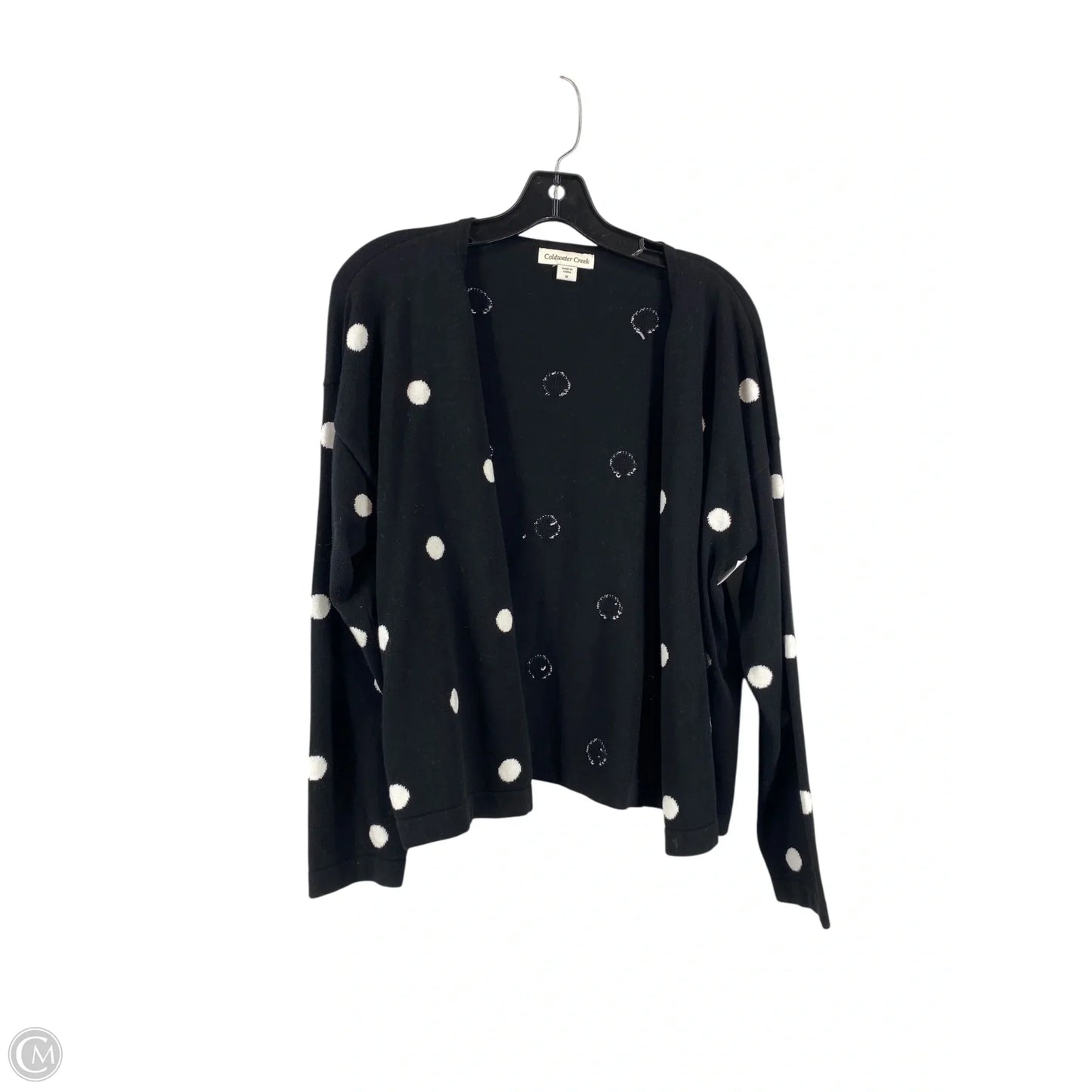 Cardigan By Coldwater Creek In Polkadot Pattern, Size: M