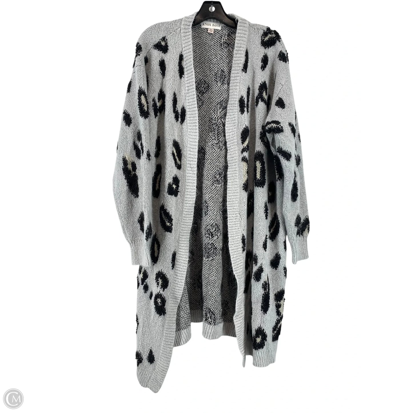 Cardigan By Knox Rose In Animal Print, Size: Xl
