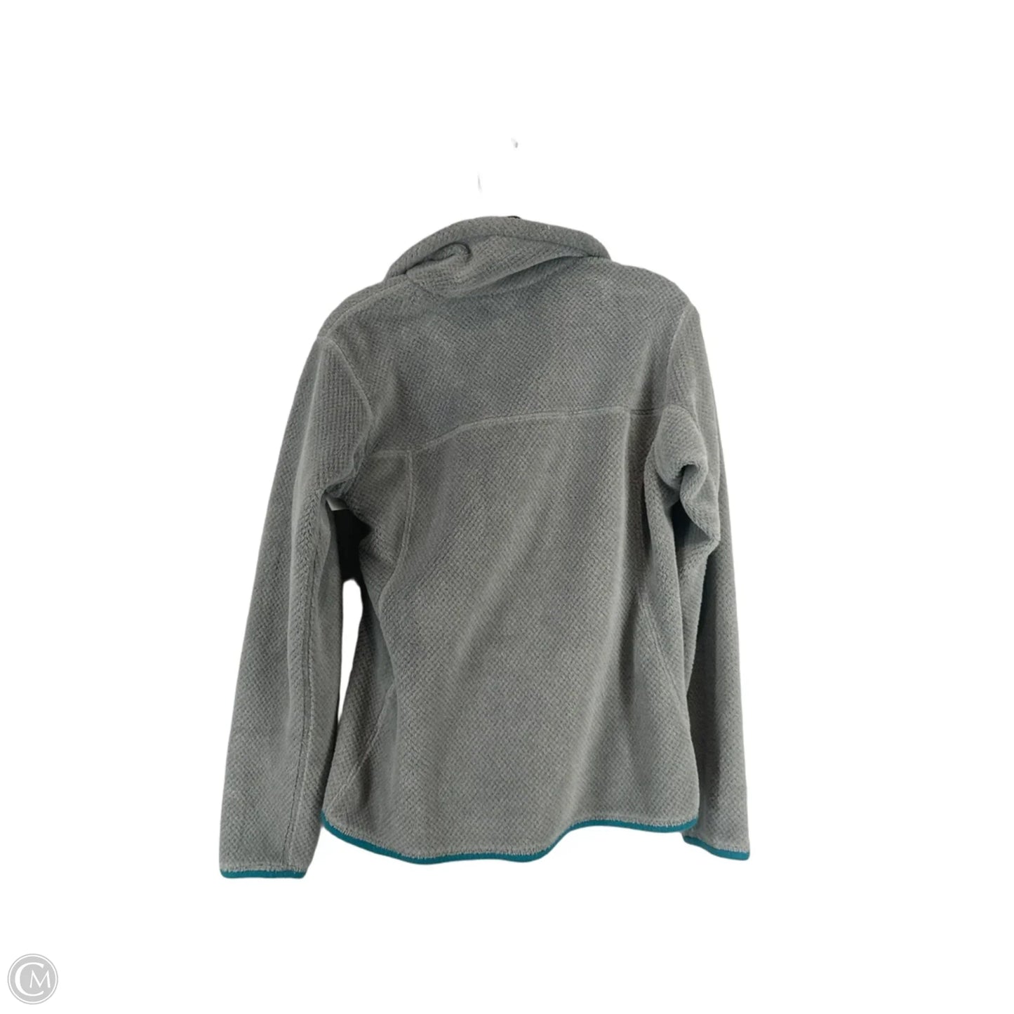 Jacket Fleece By Patagonia In Grey, Size: M