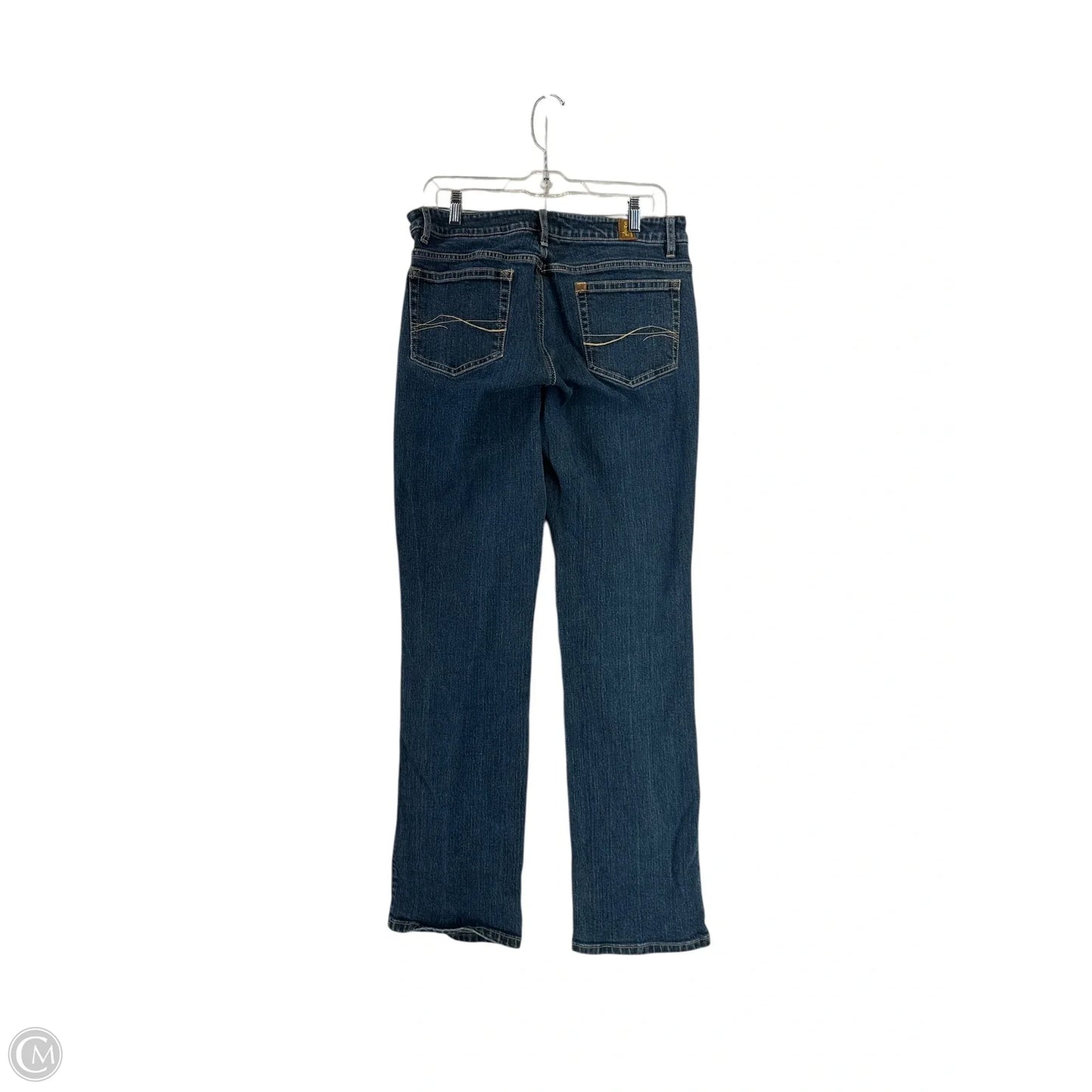 Jeans Straight By Aura In Blue Denim, Size: 12