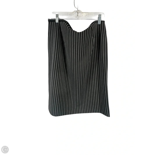 Skirt Midi By Clothes Mentor In Striped Pattern, Size: 14