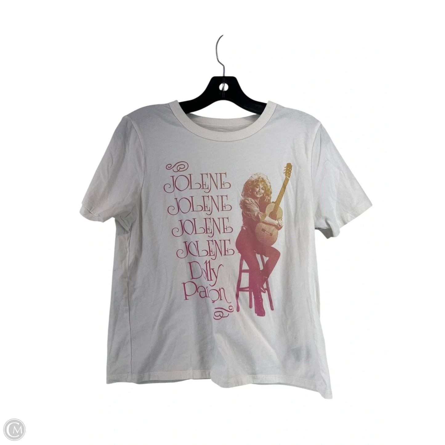 Top Short Sleeve By Old Navy In White, Size: M