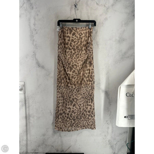 Skirt Maxi By Clothes Mentor In Animal Print, Size: M