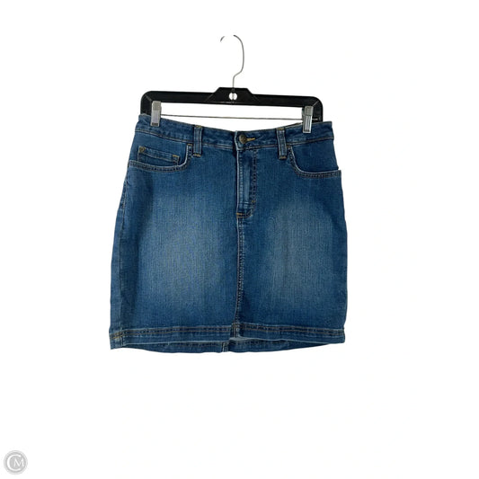 Skirt Midi By Lee In Blue Denim, Size: 10