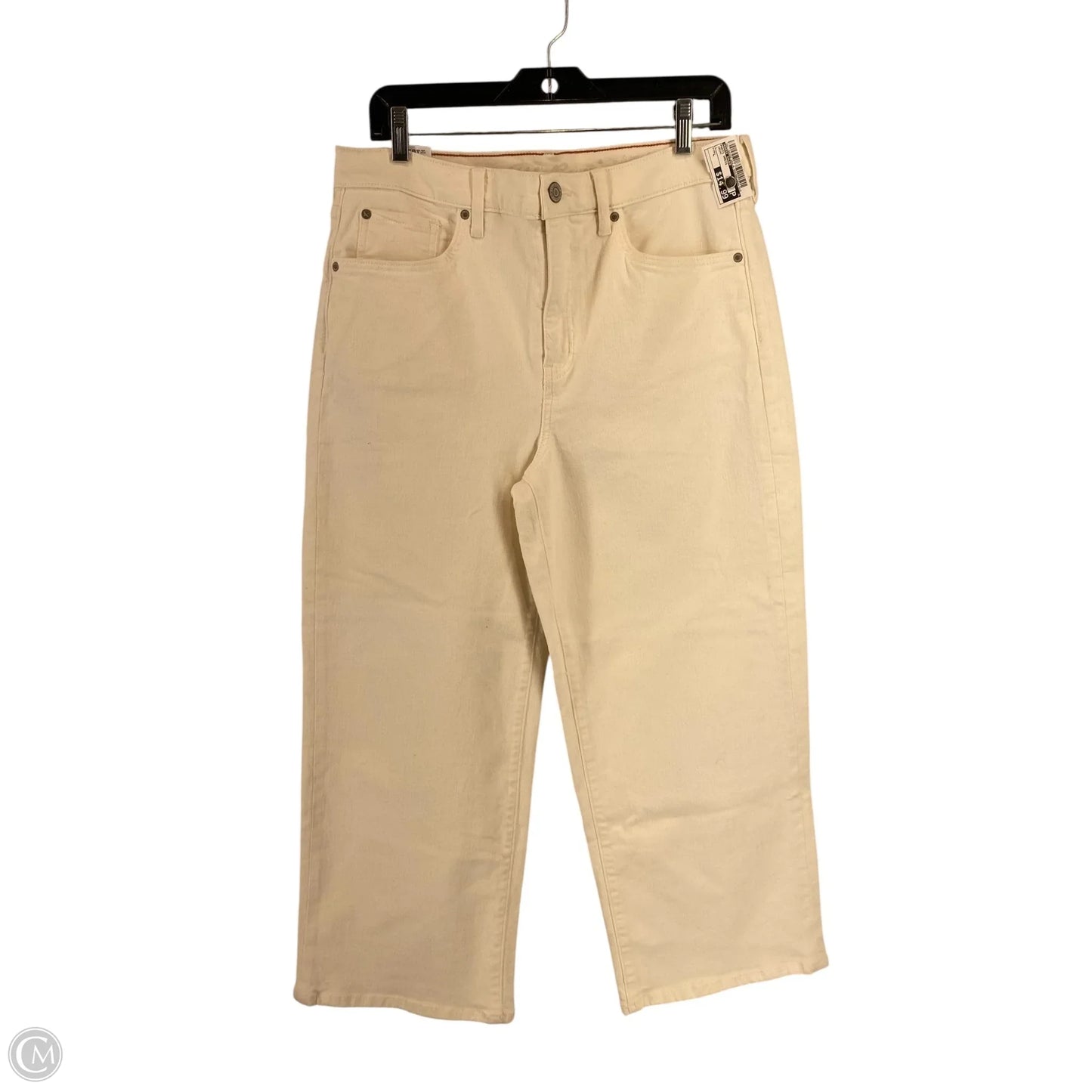 Pants Dress By Eddie Bauer In Cream, Size: L