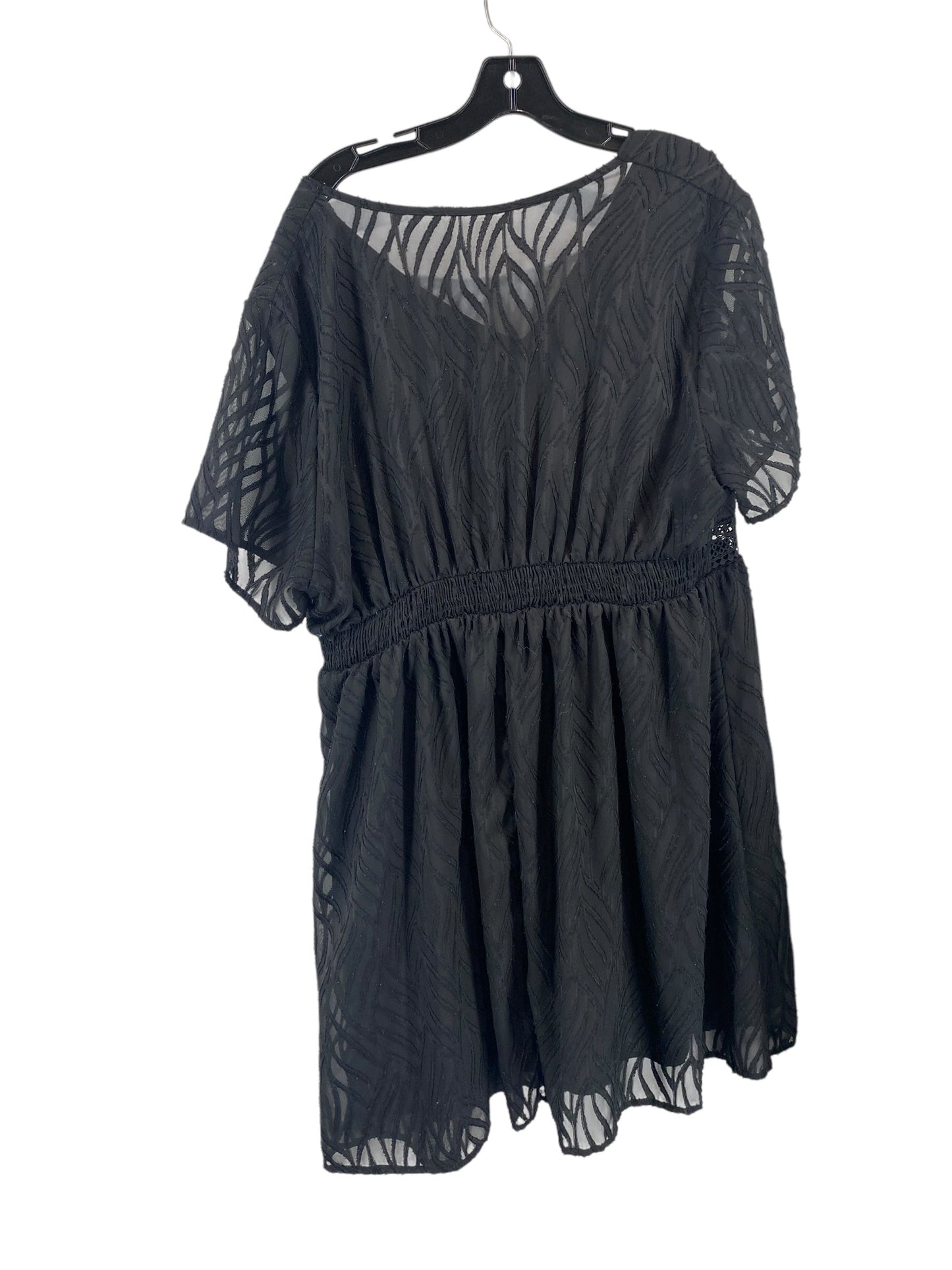 Dress Casual Short By Shein In Black, Size: 2x