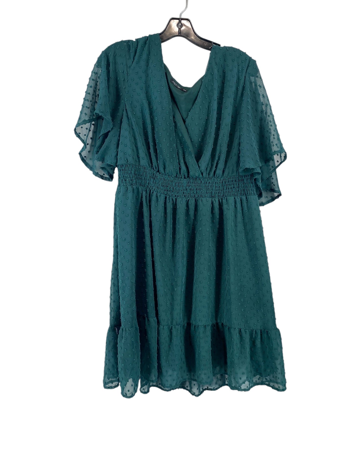 Dress Casual Midi By Shein In Green, Size: 2x