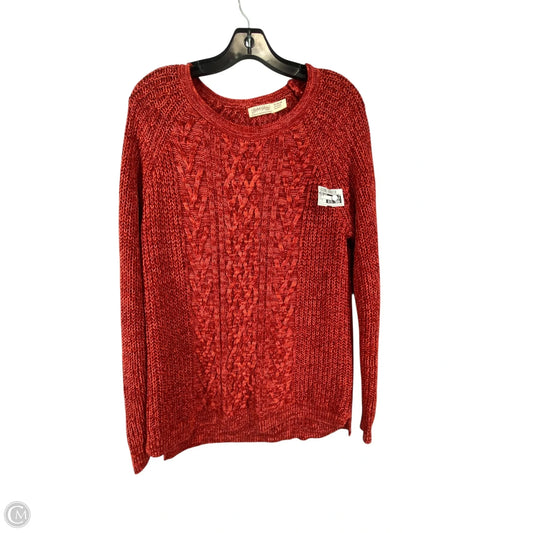 Sweater By Faded Glory In Red, Size: Xl