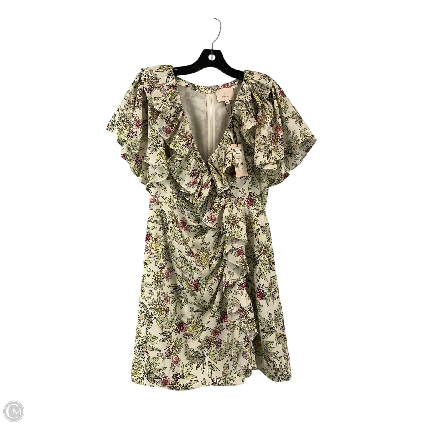 Dress Casual Short By Clothes Mentor In Floral Print, Size: 2