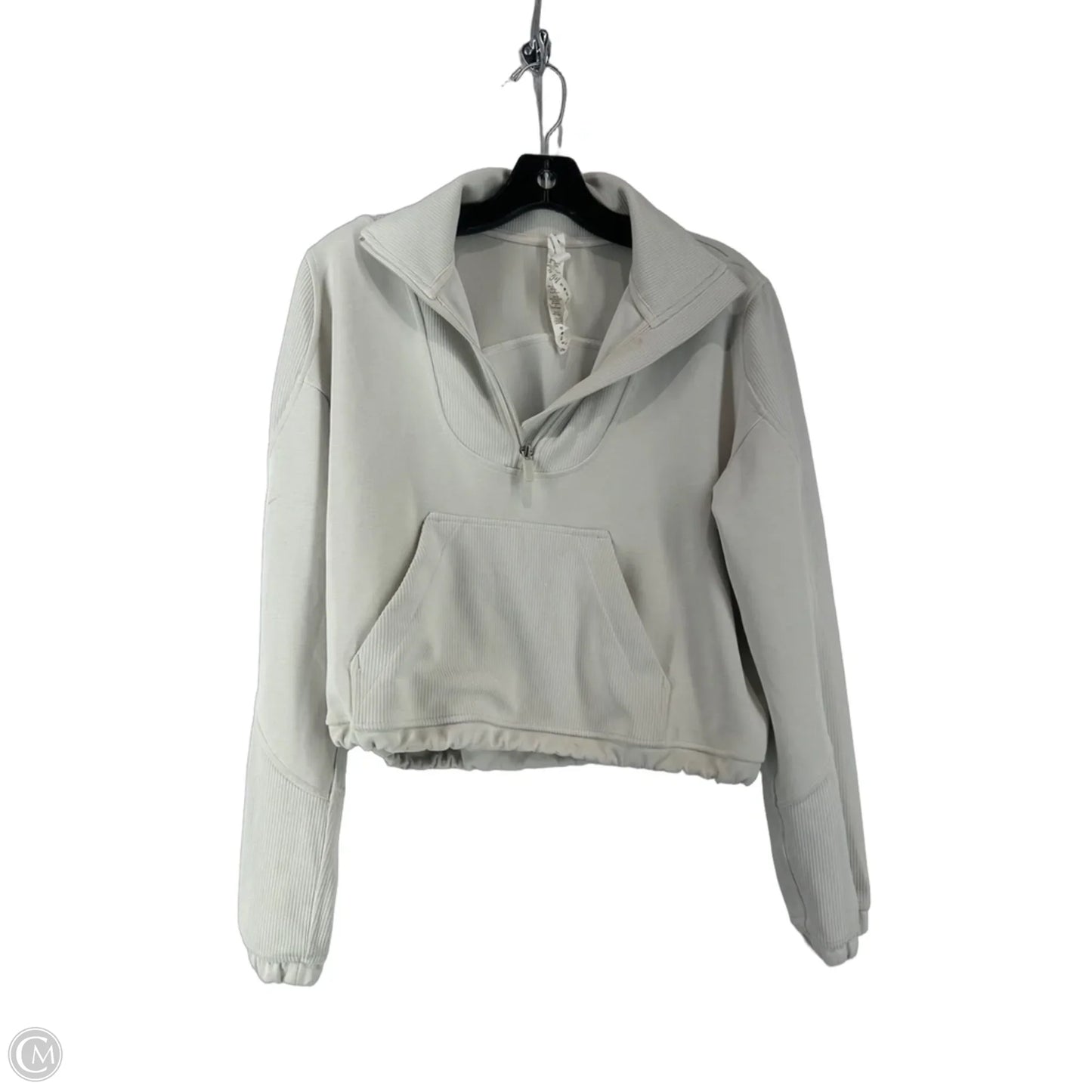Sweatshirt Collar By Lululemon In Grey, Size: 4