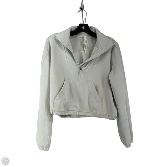 Sweatshirt Collar By Lululemon In Grey, Size: 4