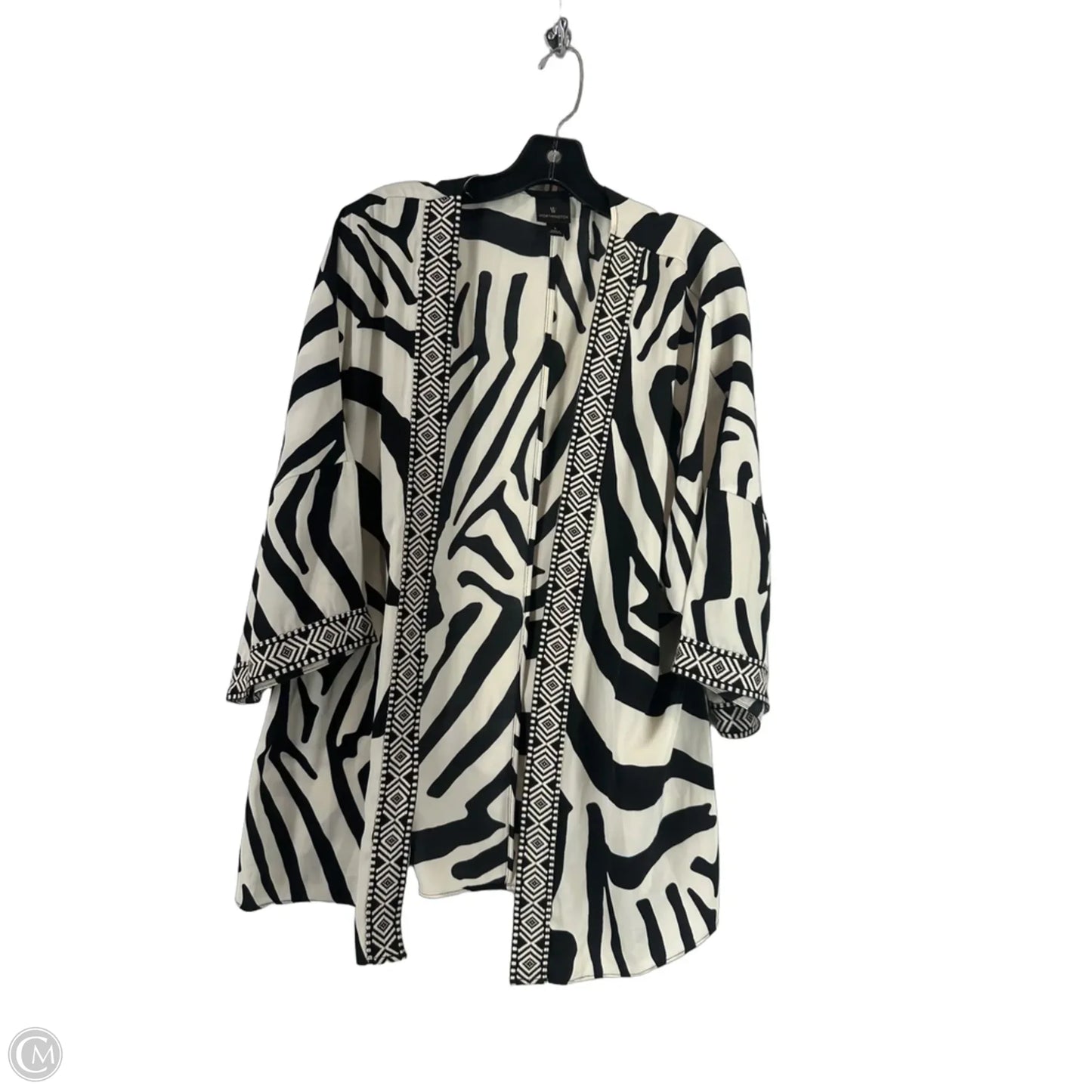 Cardigan By Worthington In Animal Print, Size: L