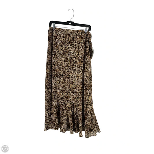 Skirt Maxi By Emma James In Animal Print, Size: 12