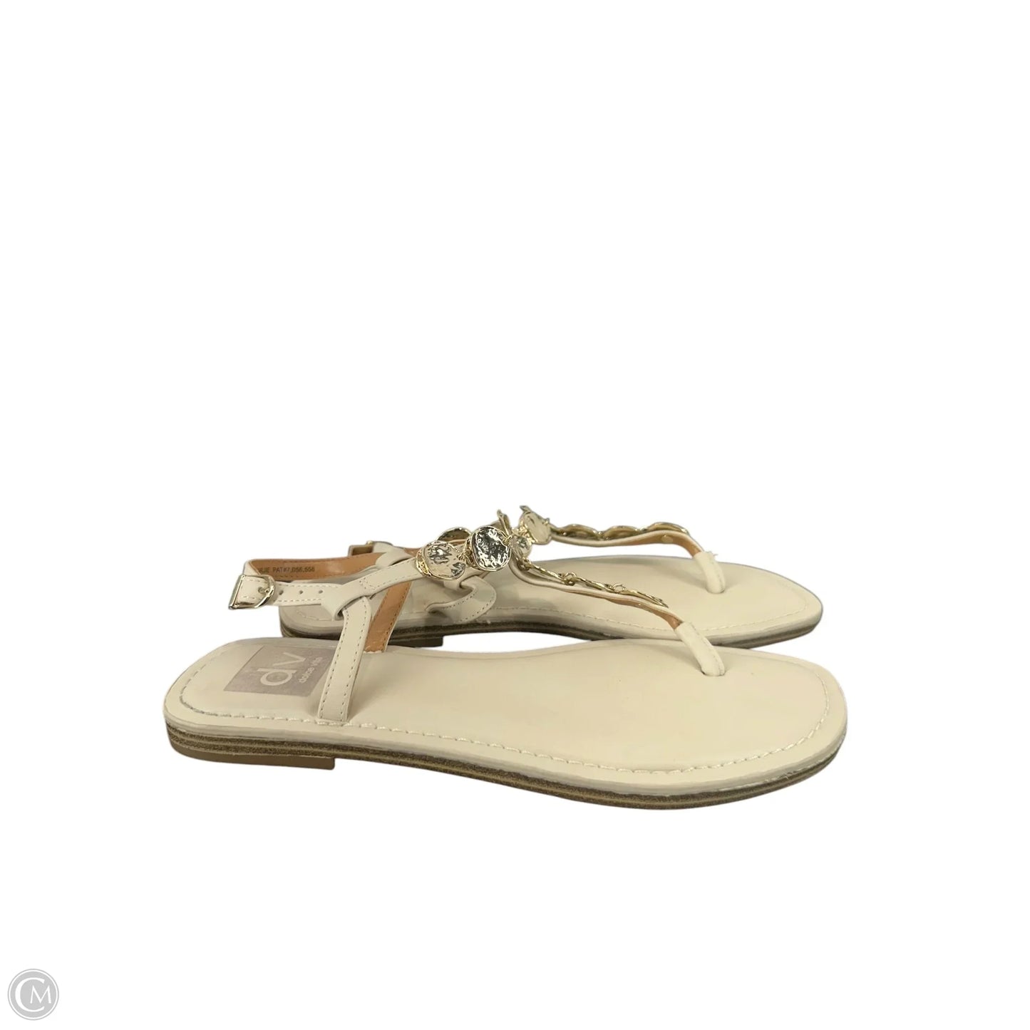 Sandals Flip Flops By Dolce Vita In Cream, Size: 7