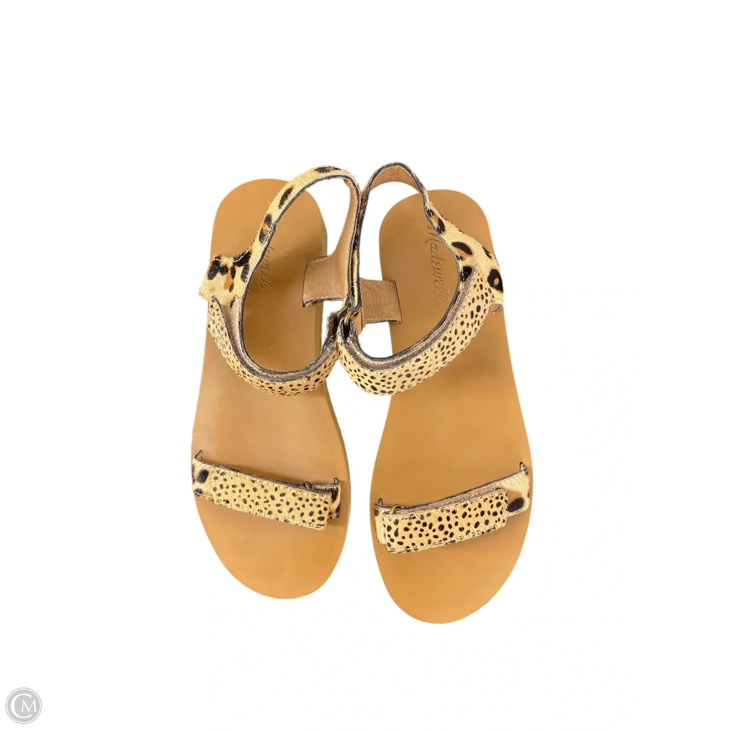 Sandals Flats By Madewell In Animal Print, Size: 9.5