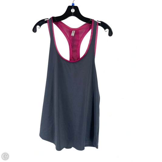 Athletic Top Short Sleeve By Fabletics In Grey, Size: Xxl