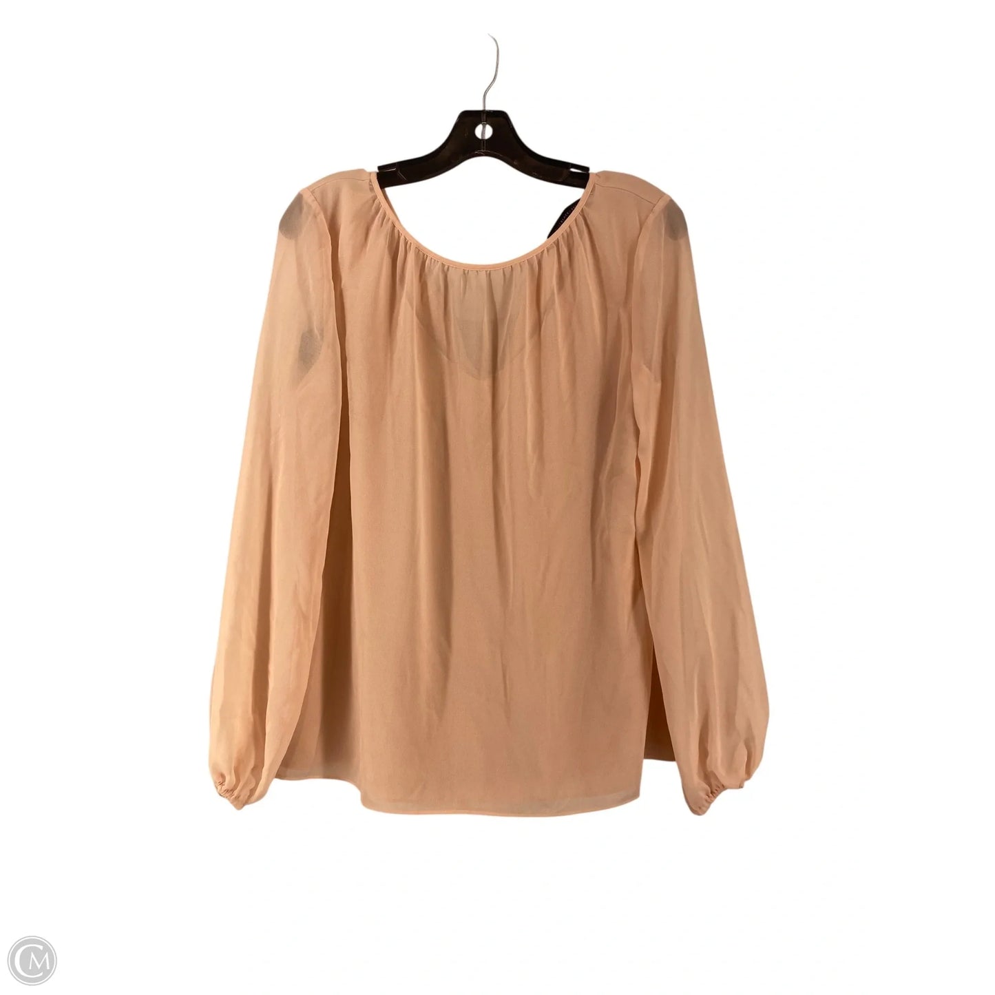 Blouse Long Sleeve By White House Black Market In Pink, Size: 10