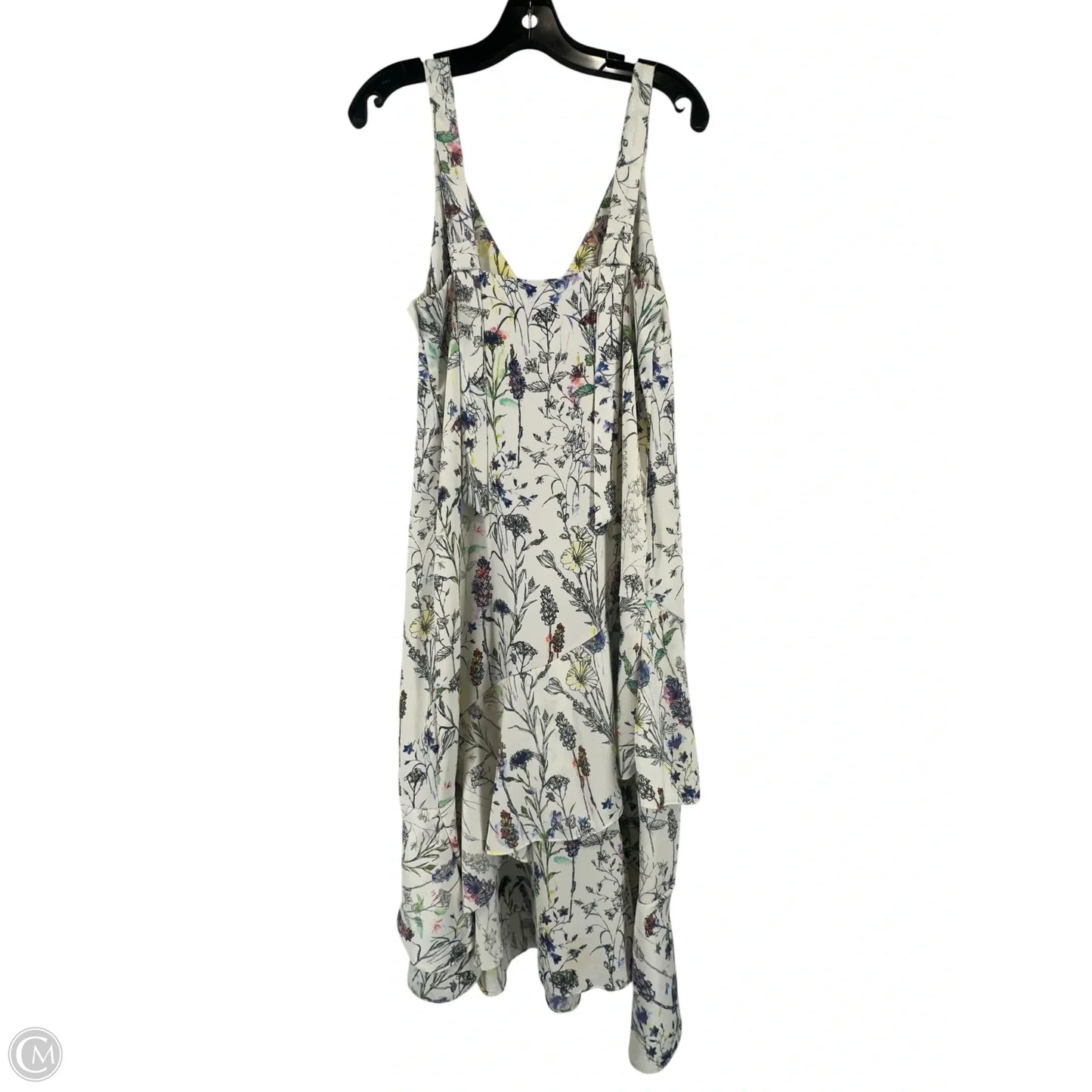 Dress Casual Midi By H&m In White, Size: 6