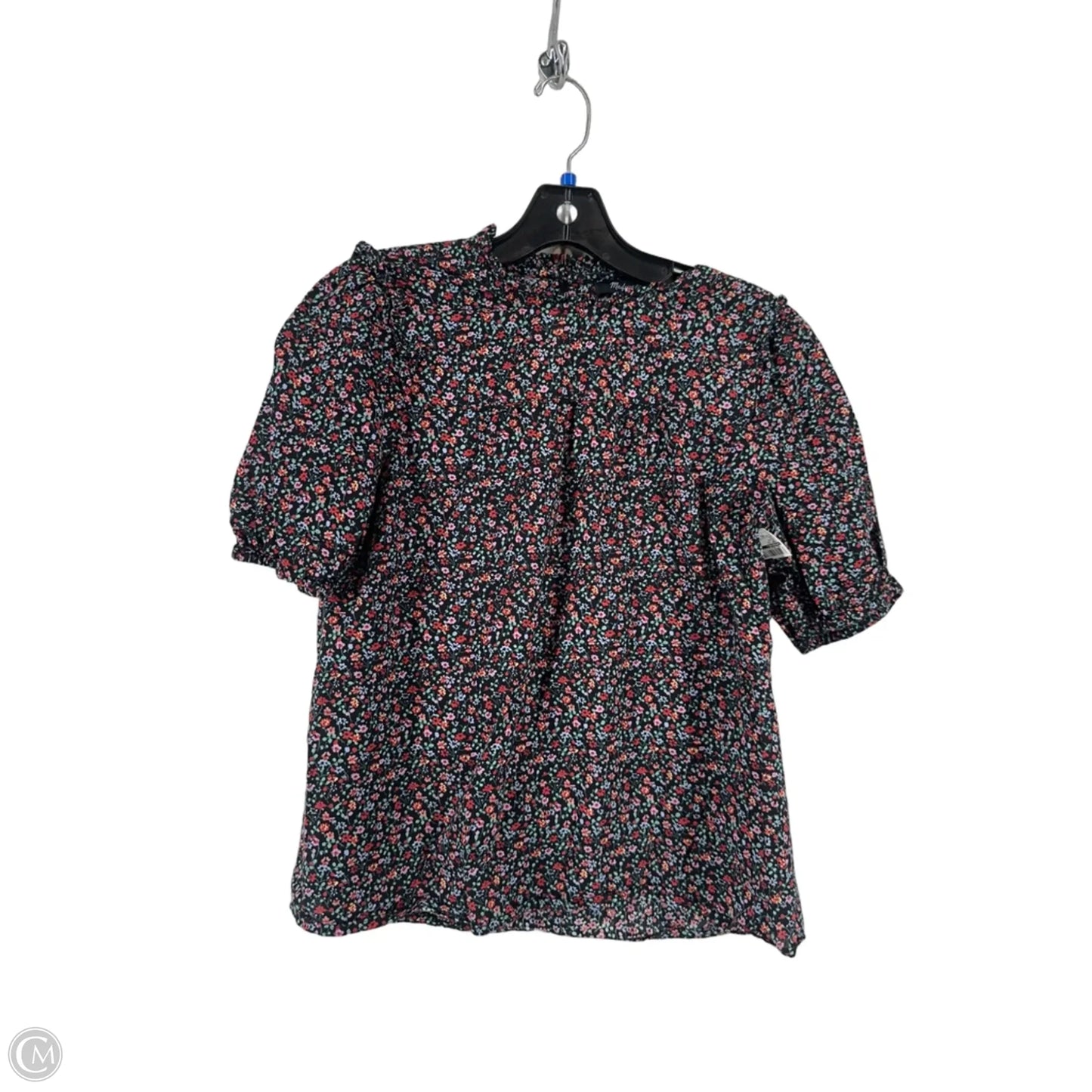Top Short Sleeve By Madewell In Black, Size: Xs