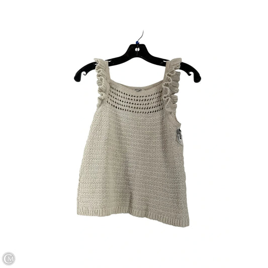 Top Sleeveless By Madewell In Taupe, Size: Xs
