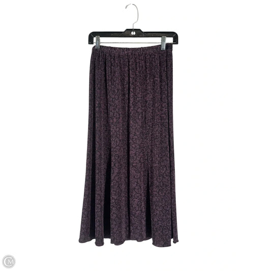 Skirt Maxi By Briggs In Purple, Size: M