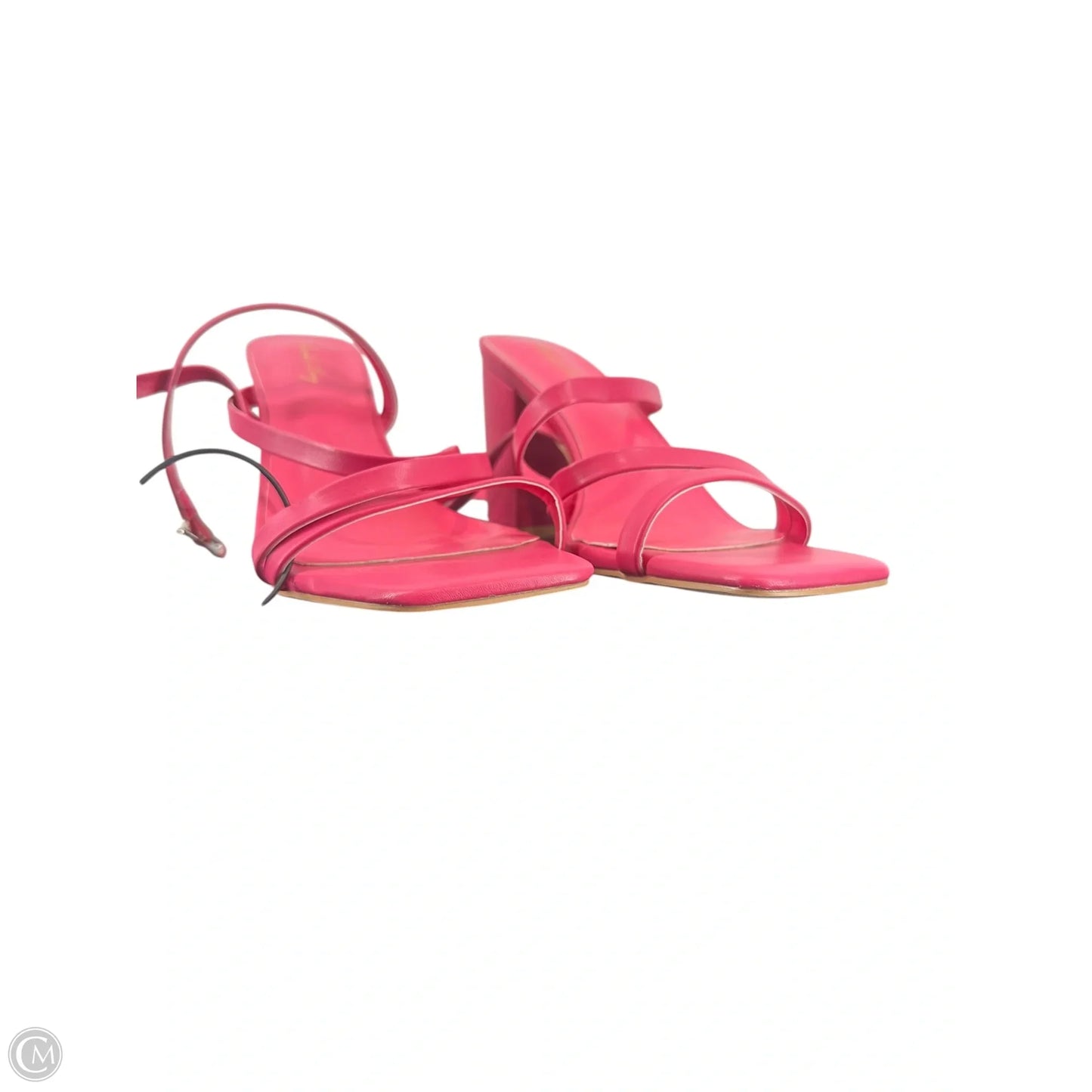 Shoes Heels Block By Clothes Mentor In Pink, Size: 8