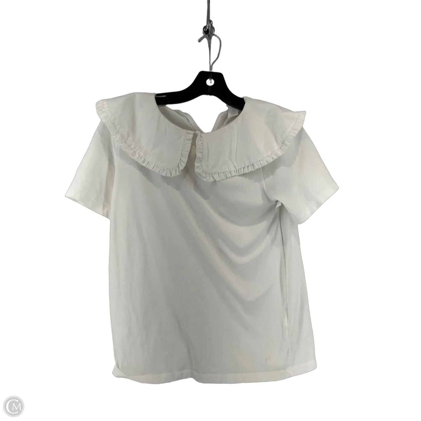 Top Short Sleeve By H&m In White, Size: S