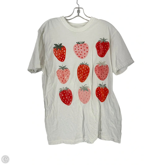 Top Short Sleeve Basic By Comfort Colors In White, Size: M