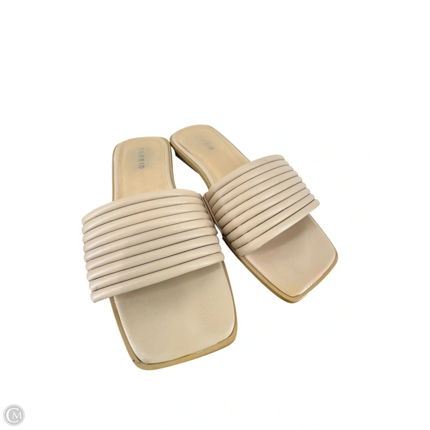 Sandals Flats By Torrid In Tan