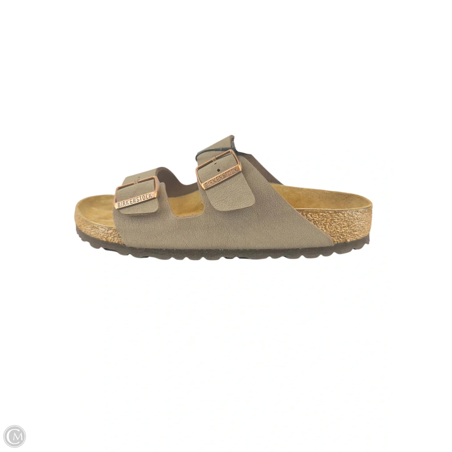 Sandals Flats By Birkenstock In Brown, Size: 10