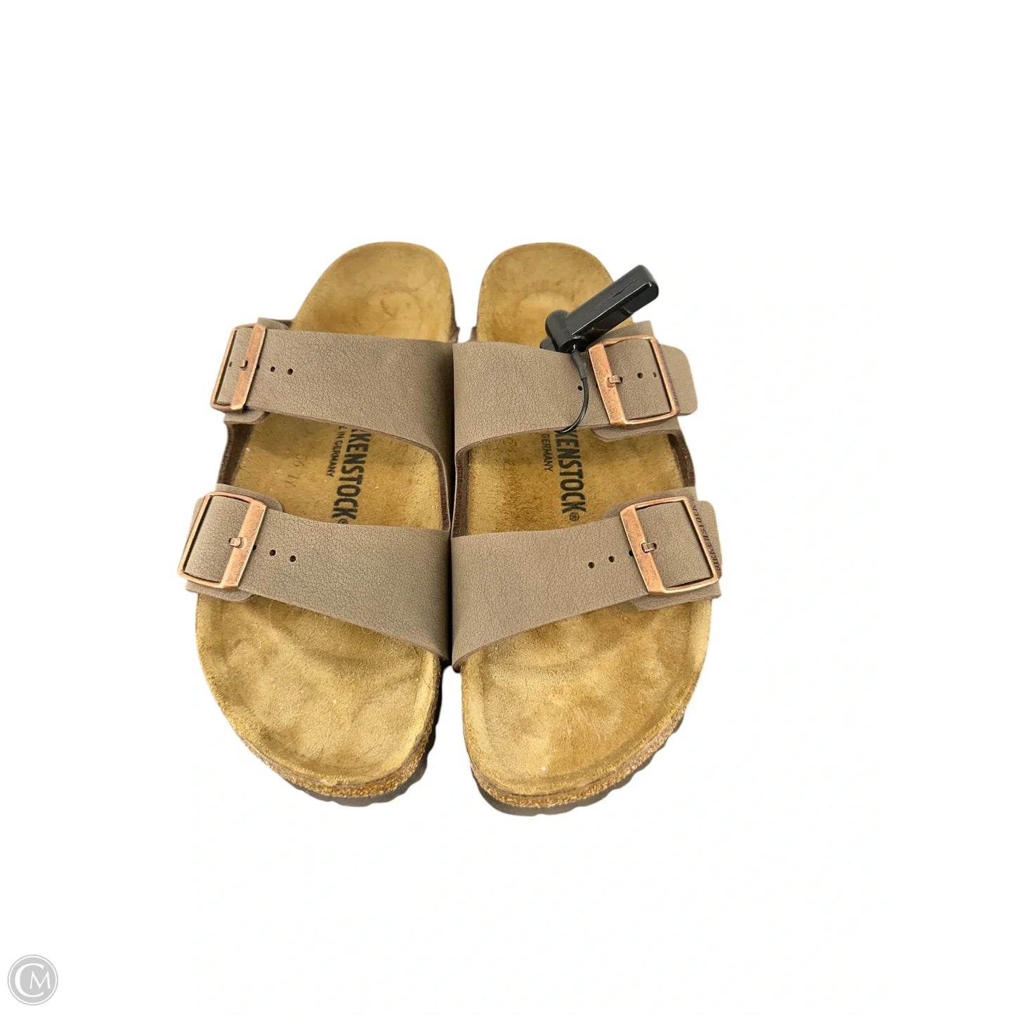 Sandals Flats By Birkenstock In Brown, Size: 10