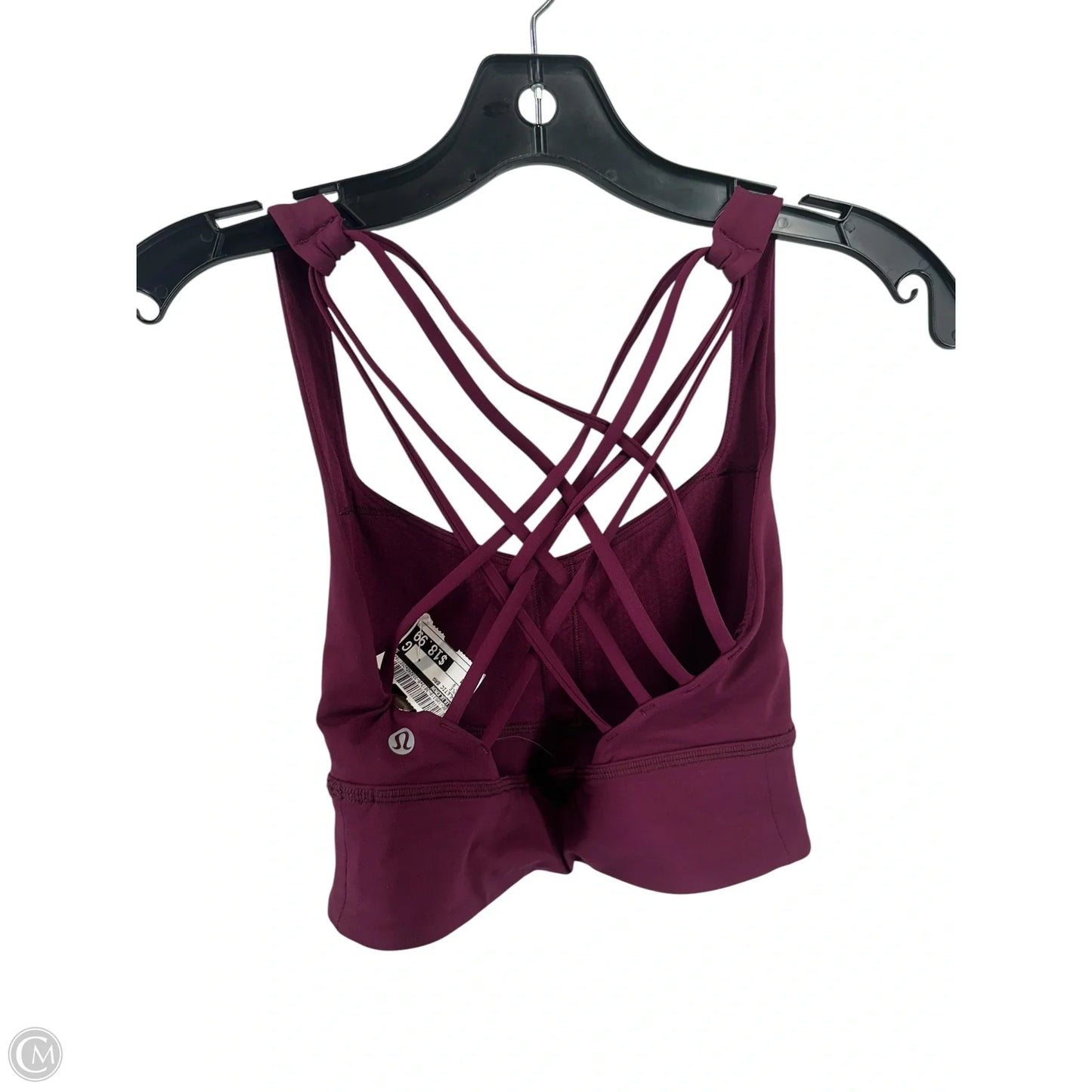 Athletic Bra By Lululemon In Purple, Size: M