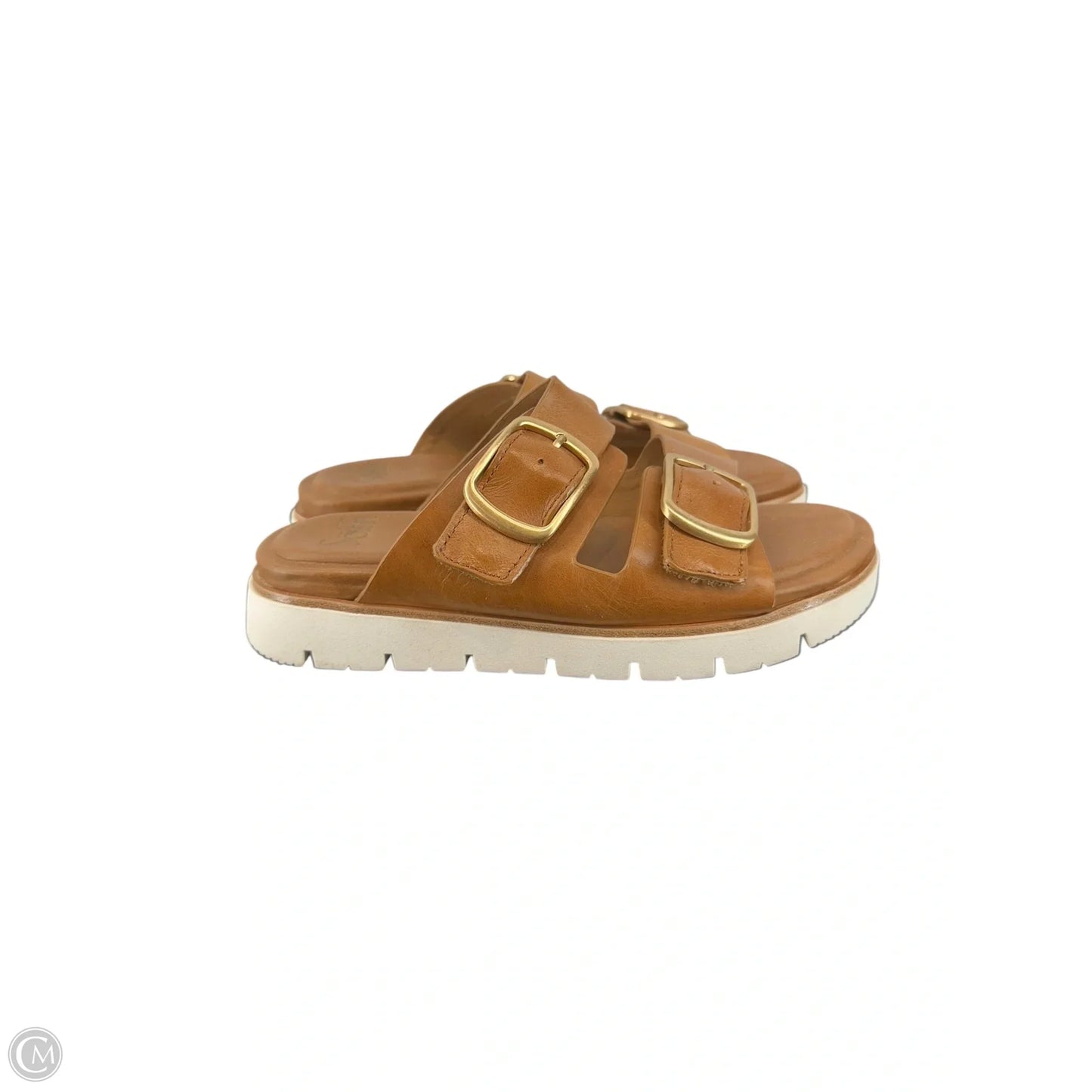 Sandals Flats By Sofft In Brown, Size: 7.5