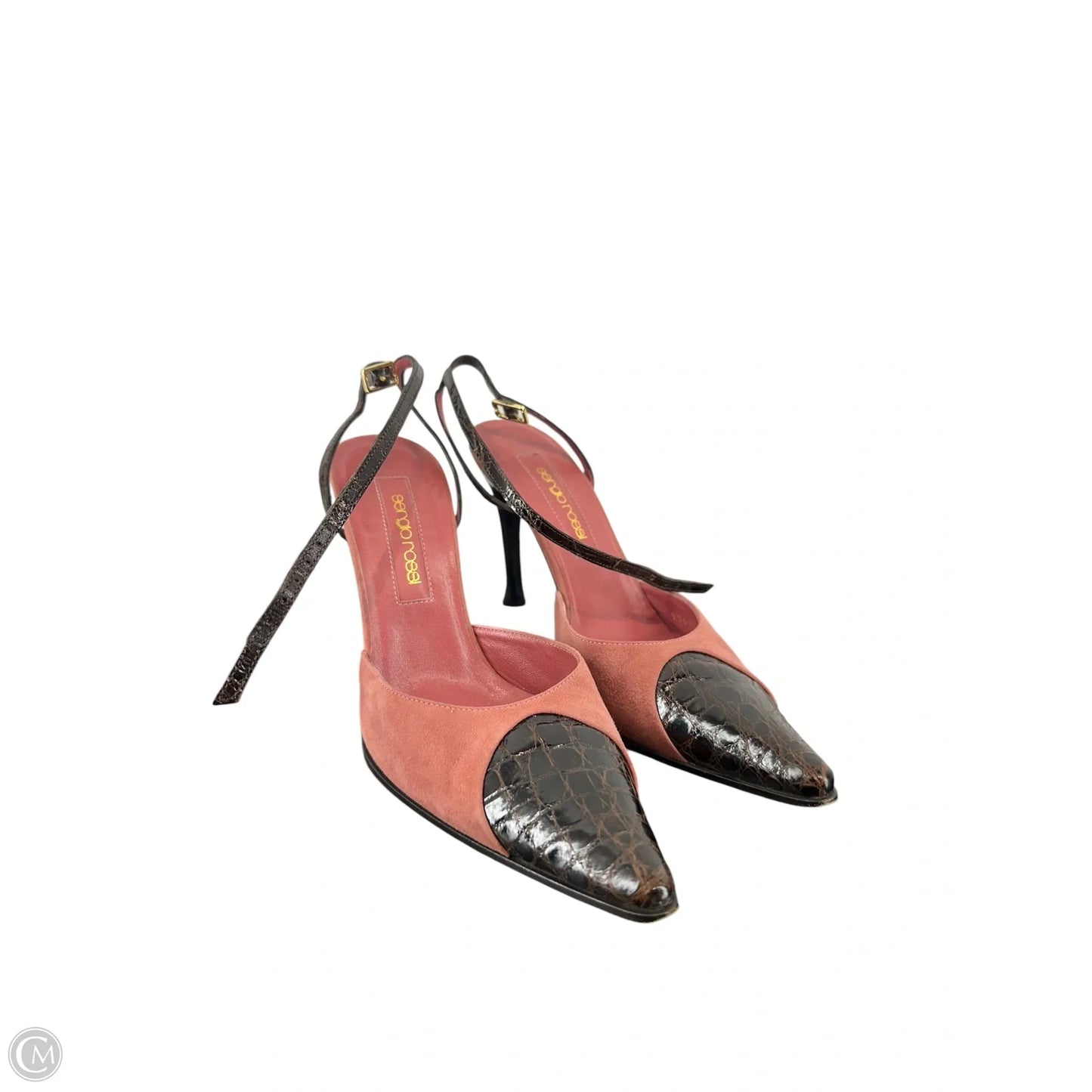 Shoes Designer By Sergio Rossi In Pink, Size: 7