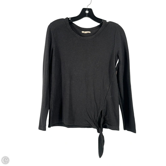 Top Long Sleeve By Madewell In Black, Size: S