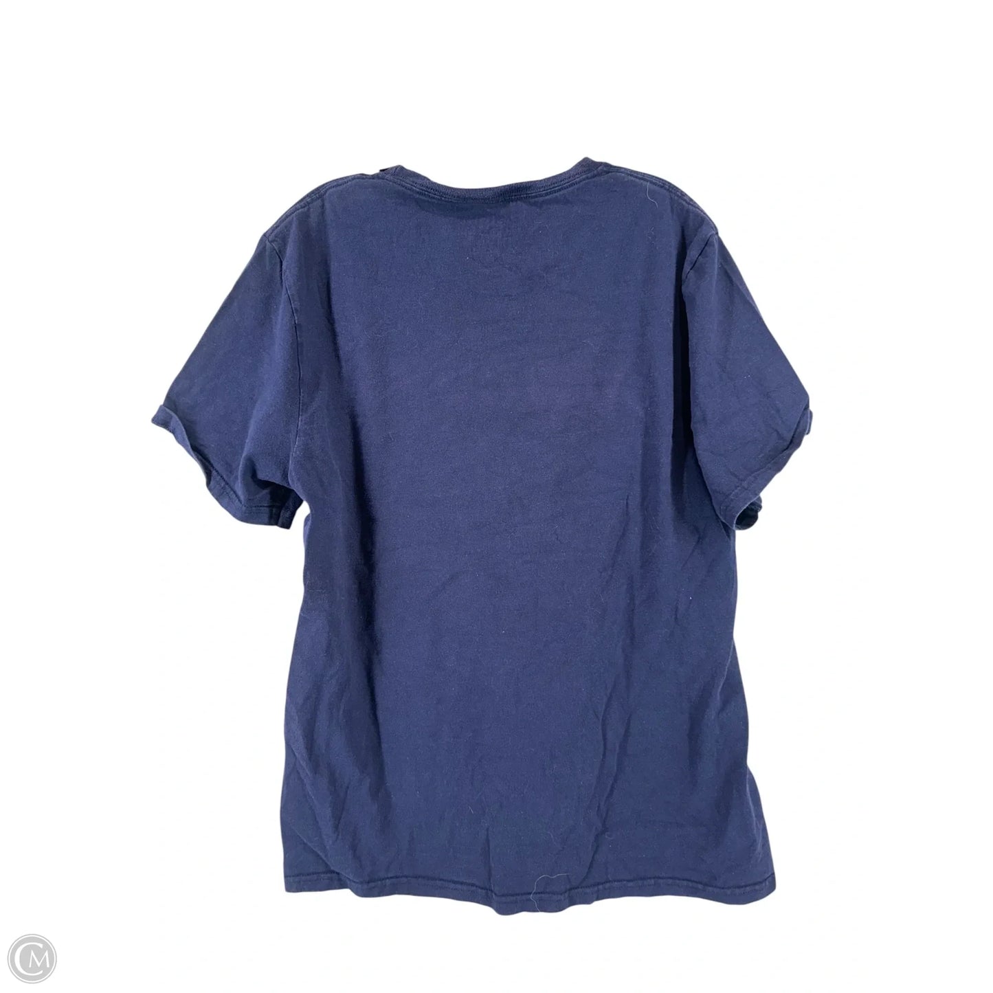 Top Short Sleeve By Clothes Mentor In Navy, Size: L