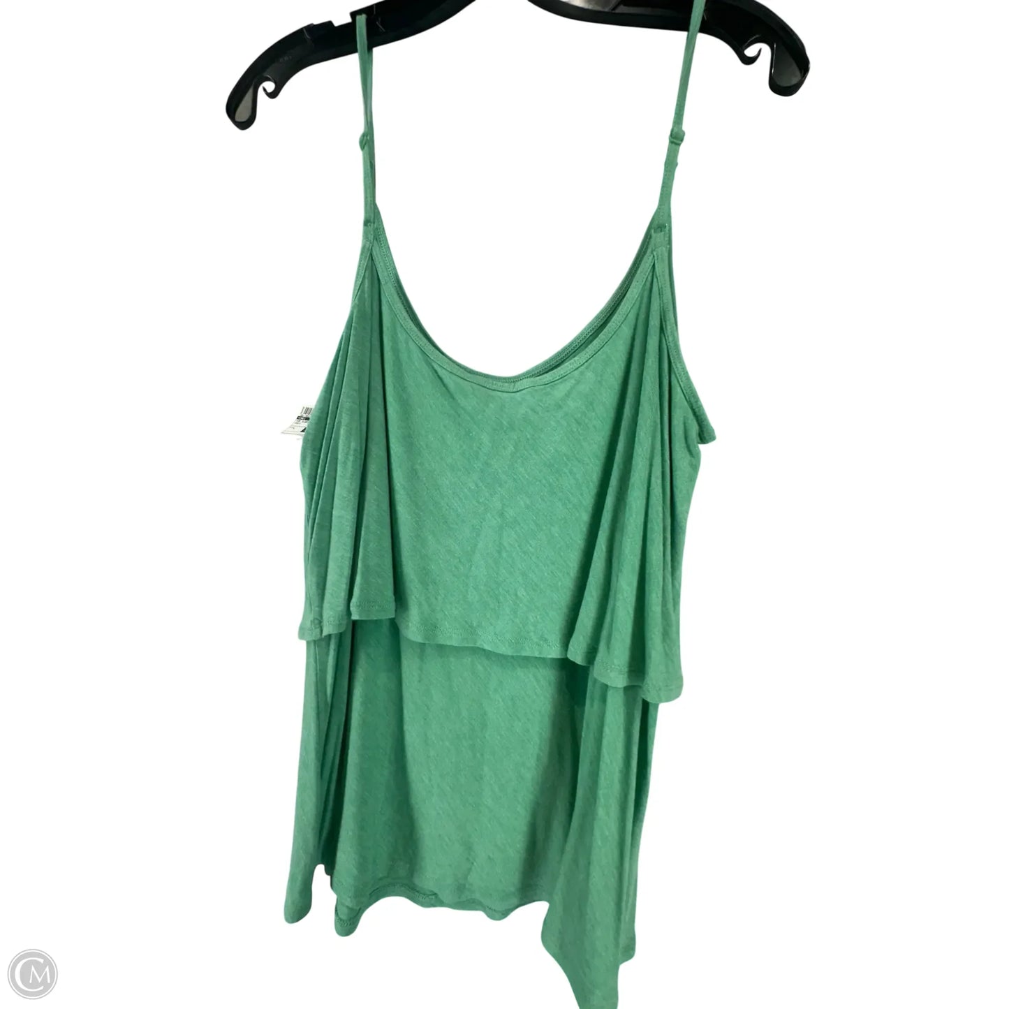Top Sleeveless By Cabi In Green, Size: L
