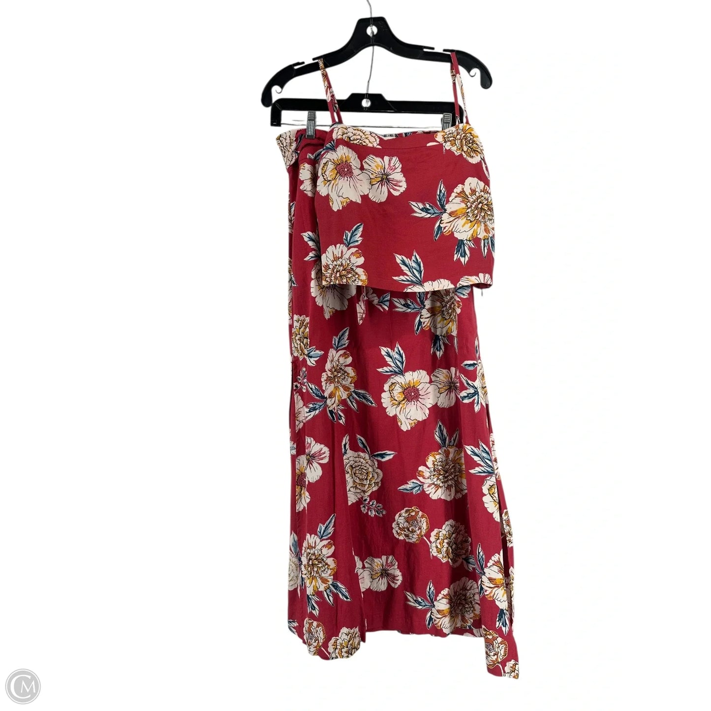 Skirt Set 2pc By Roxy In Red, Size: M
